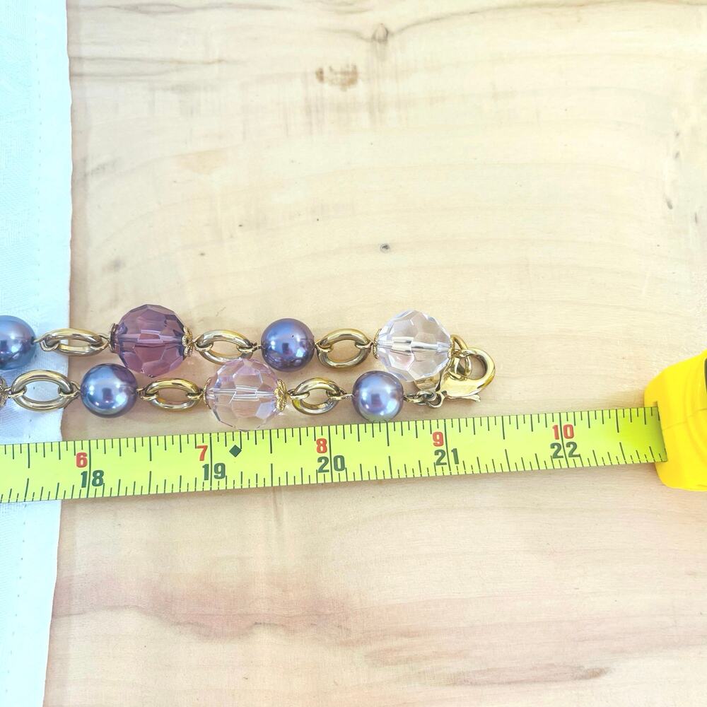 Necklace Bead Faux Pearl Vtg Kjl Kenneth Jay Lane… - image 7